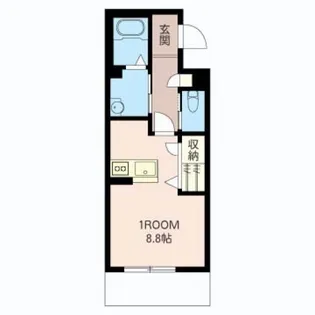 【シャーメゾン】クリオジィI【2階】の間取り