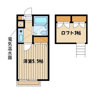 コーポエトワール【2階】の間取り