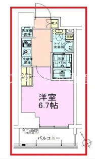 門前仲町レジデンス参番館【3階】の間取り