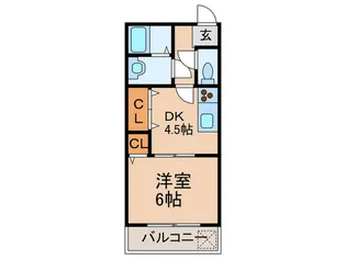グランドマンション向陽【2階】の間取り