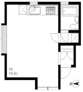 シャトー代々木上原【1階】の間取り