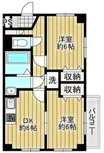 レフォール登戸【1階】の間取り