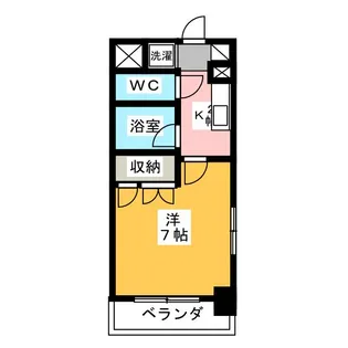 スペーシア川崎III【9階】の間取り