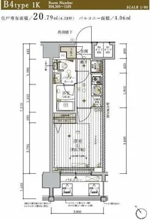 メインステージ東神奈川【2階】の間取り
