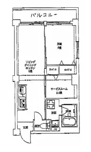 吉川マンション【4階】の間取り