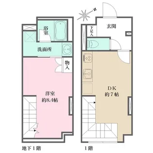 FIKA大井町【2階】の間取り
