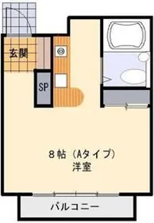 ピラァハウス【2階】の間取り