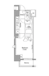 ザ・パークハビオ巣鴨【3階】の間取り