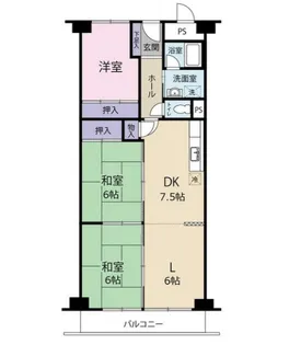 シャルマンコーポ草津【3階】の間取り