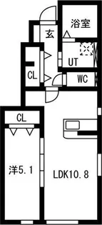 EQUUS(エクウス)B【1階】の間取り