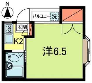 サンハイム八幡山【1階】の間取り