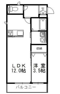 HOPELODGE I【2階】の間取り