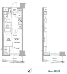RELUXIA北赤羽【1階】の間取り