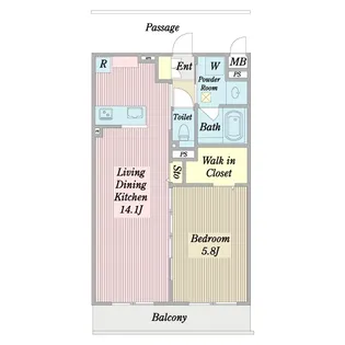 Allure【2階】の間取り