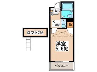 Reflet藤井寺【2階】の間取り
