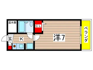 第二ハイコ-プ田中【2階】の間取り