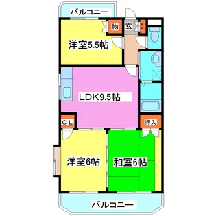 ロマンハイツ【3階】の間取り