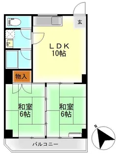 第2大森ビル【3階】の間取り
