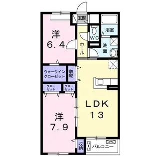 チェリーガーデン【2階】の間取り