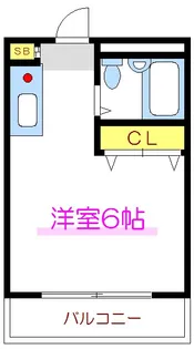 リバーサイド坂本【3階】の間取り