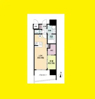 セレニテ新大阪ミラク壱番館【10階】の間取り