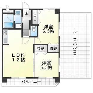 DWELL梅森坂II【2階】の間取り