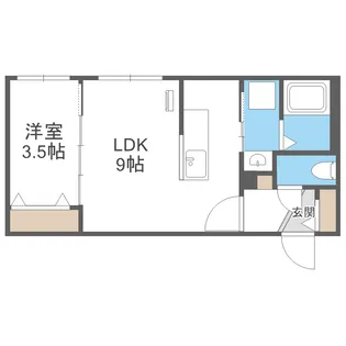 CLARICE麻生【4階】の間取り