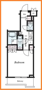 ルーブル武蔵新城参番館【5階】の間取り