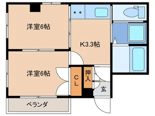 ドミールライオン【2階】の間取り