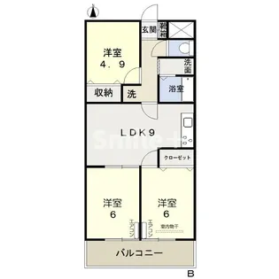 チスカワケ A【1階】の間取り