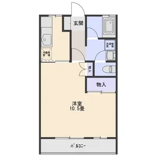 ハイツ大利根II【2階】の間取り