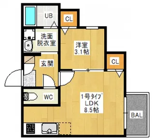 Regalest Arcgrace【3階】の間取り