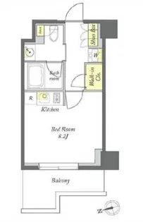 プライムメゾン清澄白河【3階】の間取り