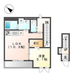 アイリスガーデンI【2階】の間取り