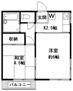 フローリーハイム【2階】の間取り