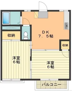 グリーングラス【2階】の間取り