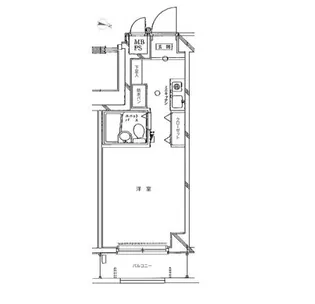 ダイホーステージ池上【3階】の間取り