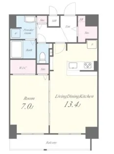 TSI【6階】の間取り