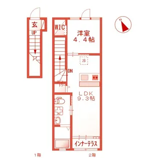 villa grande【2階】の間取り