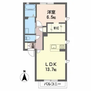サウスコル D棟【1階】の間取り