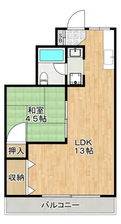 池上公園ハイツ【2階】の間取り