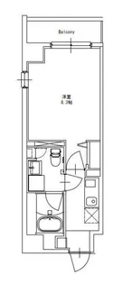 JU RUY Ichigaya Daimachi【4階】の間取り