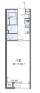 クレイノオークフォレスト【2階】の間取り