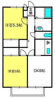 サンステート三橋A【2階】の間取り