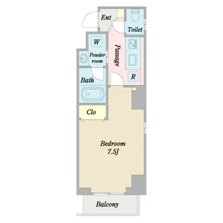 luxe芝【4階】の間取り