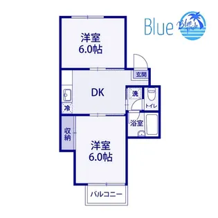 メゾンフラワー【2階】の間取り