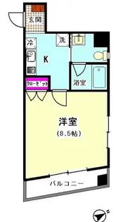 フェリースカーザ【2階】の間取り