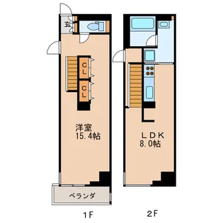 レジディア東桜IIの間取り