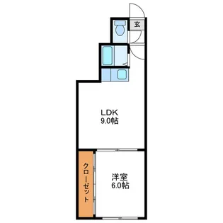 ケンタク北16条ビル【4階】の間取り