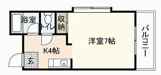 サントーマス大芝【2階】の間取り